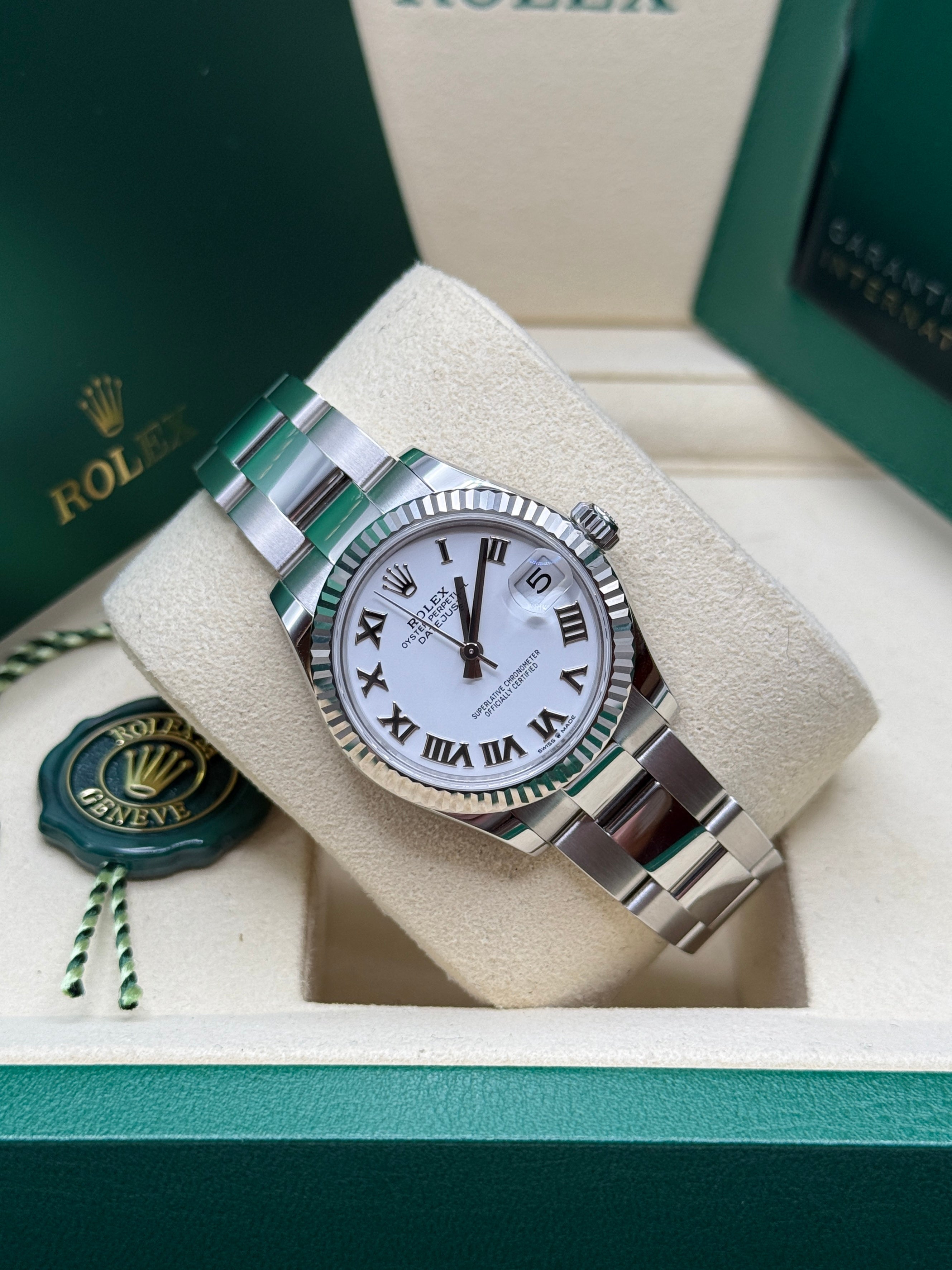 Datejust 31 White Roman Luxury Watch
