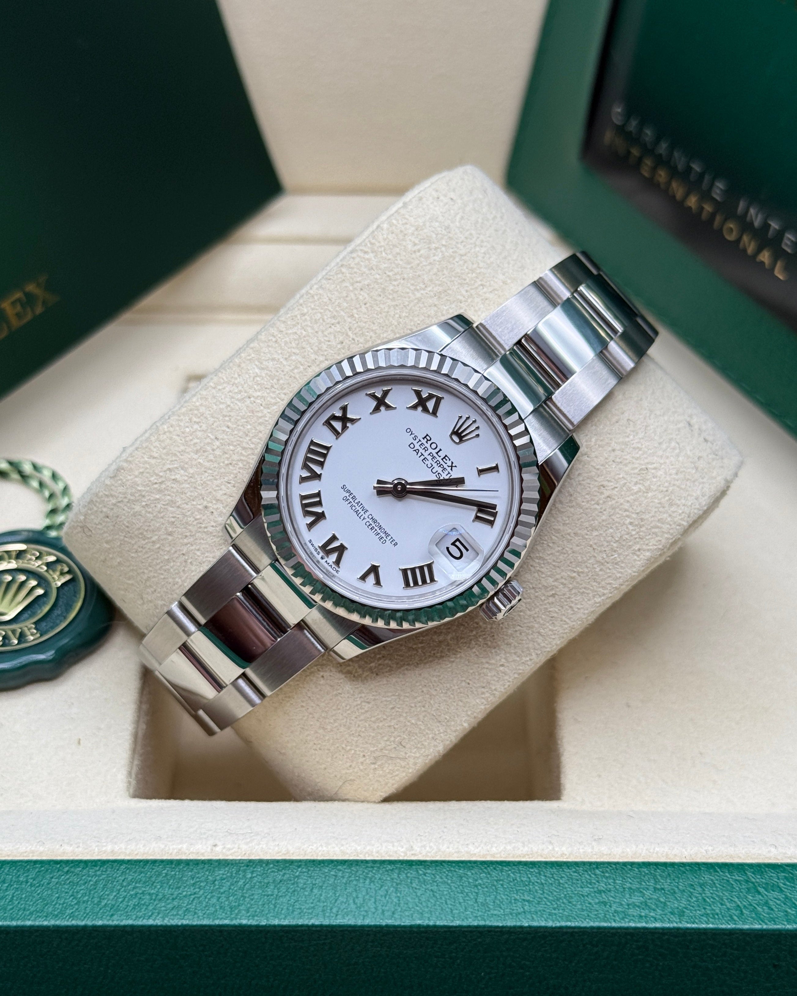 Datejust 31 White Roman Luxury Watch