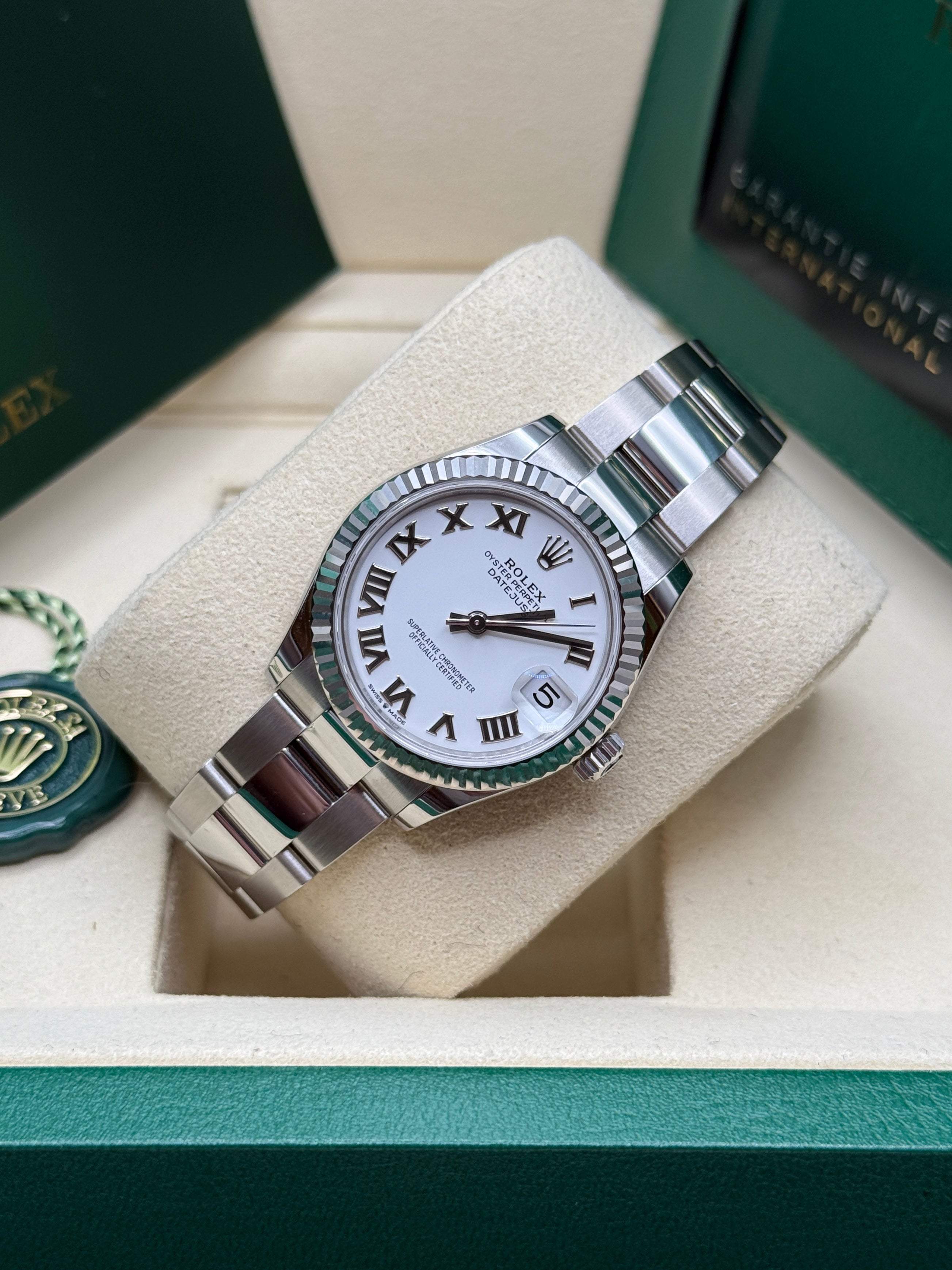 Datejust 31 White Roman Luxury Watch