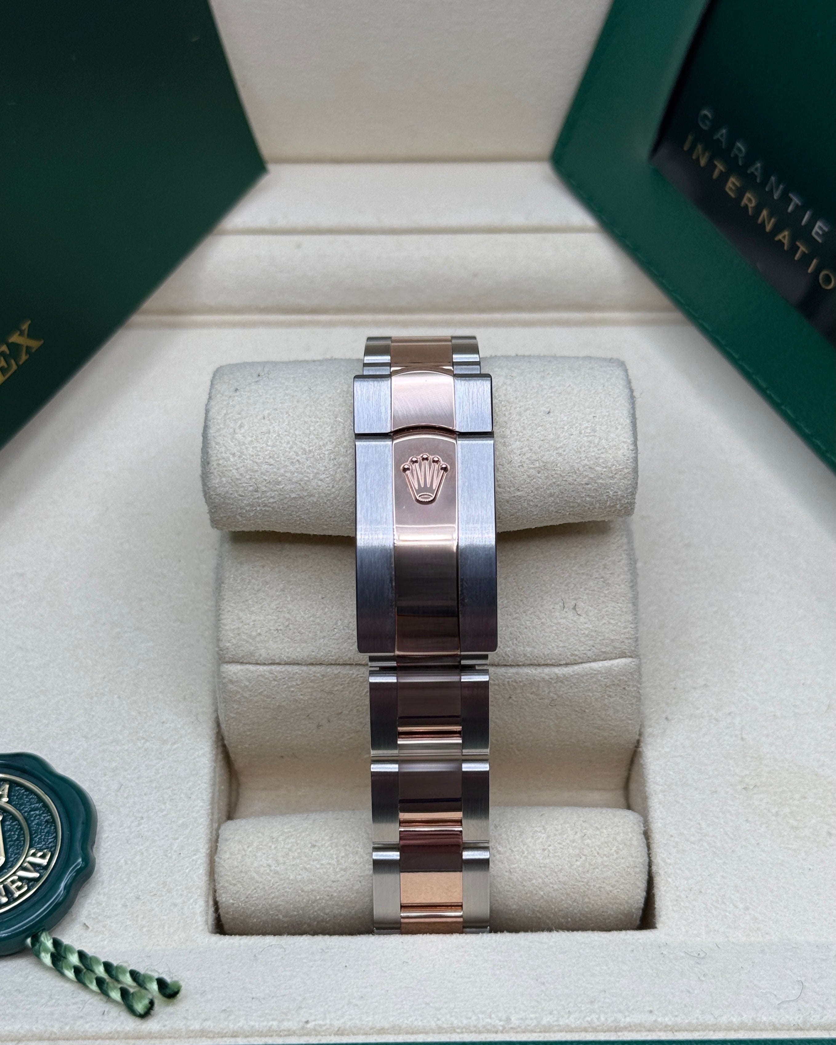 Datejust 31 Everose Gold Two-Tone White Roman Luxury Watch