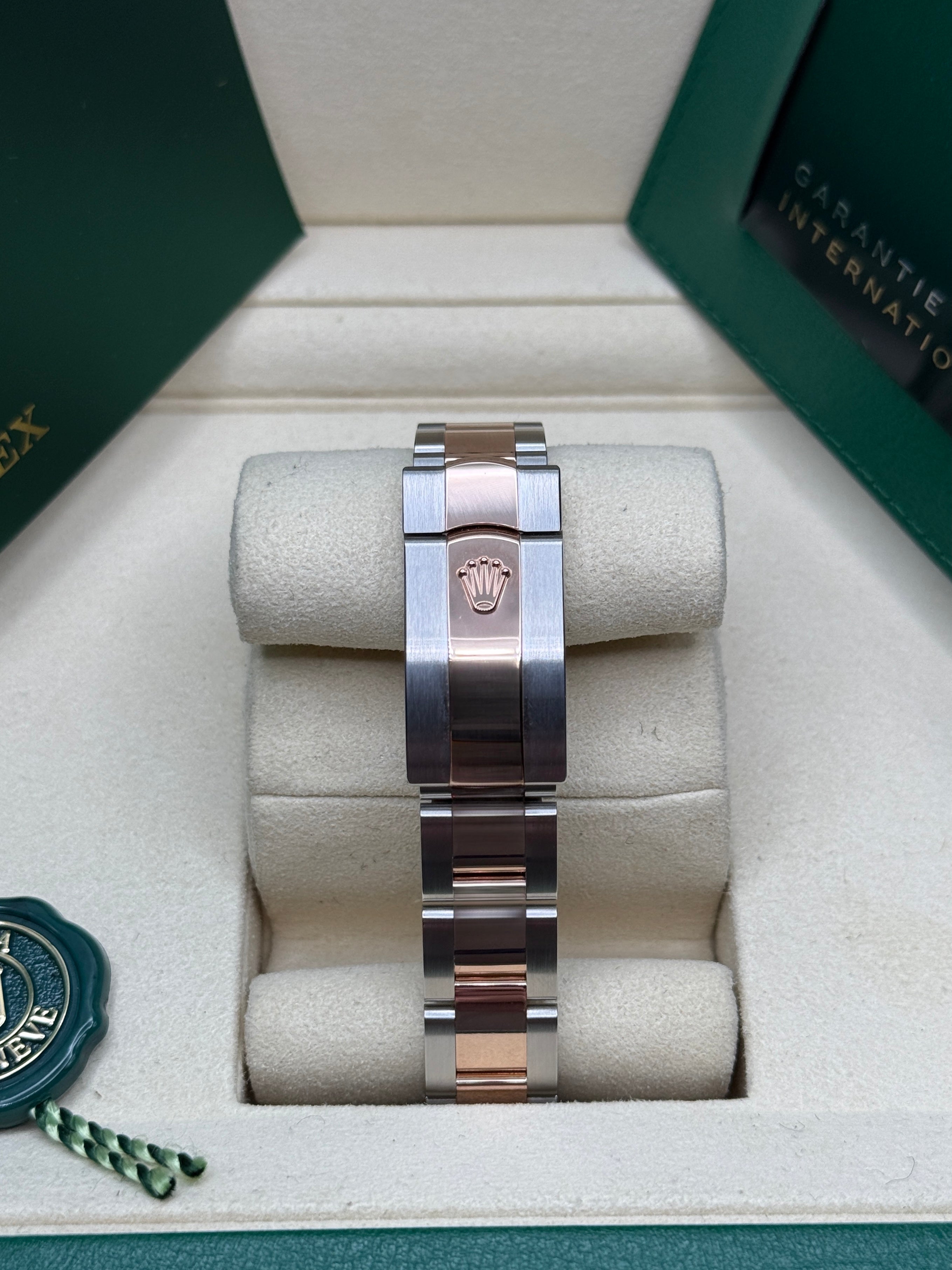 Datejust 31 Everose Gold Two-Tone White Roman Luxury Watch