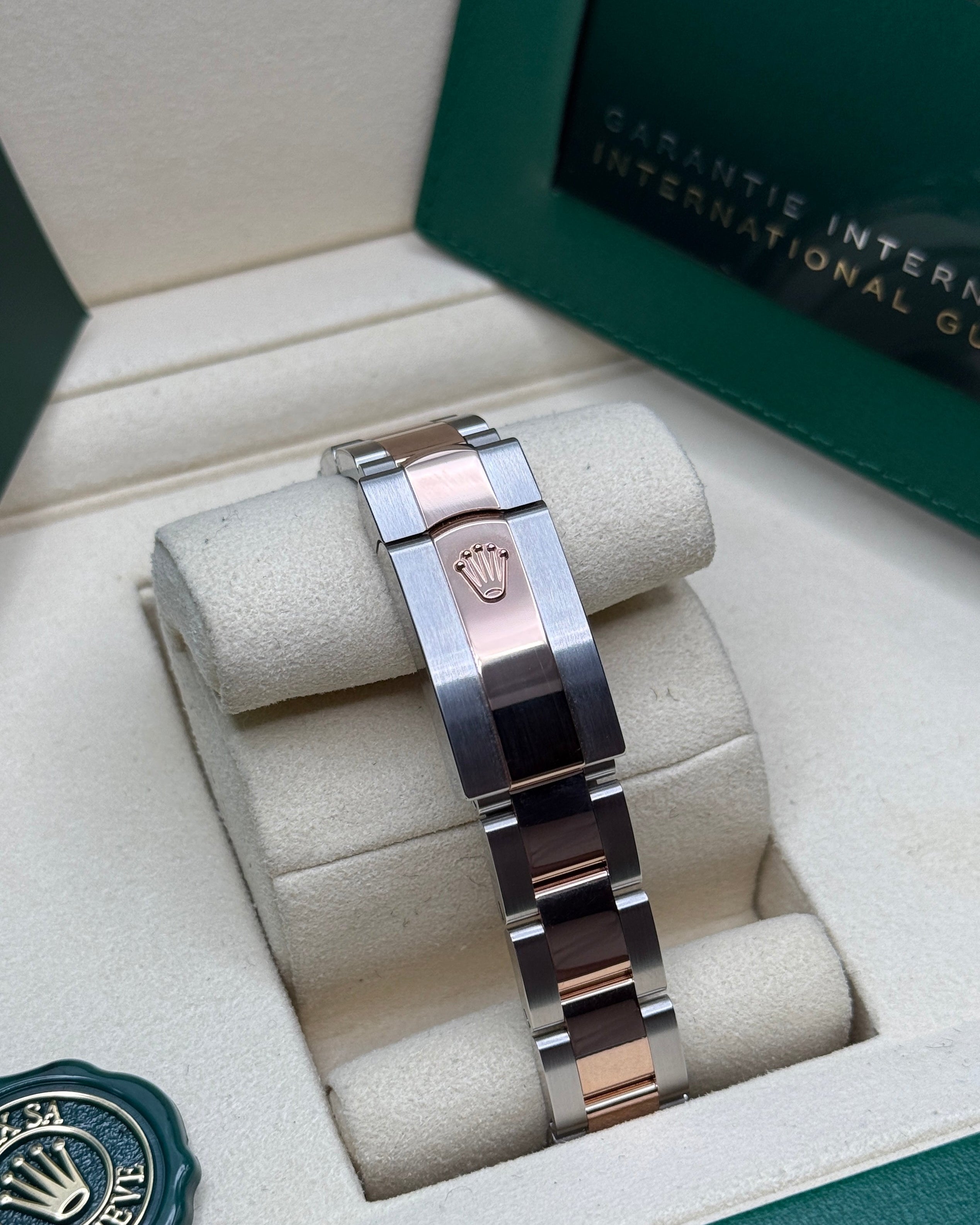 Datejust 31 Everose Gold Two-Tone White Roman Luxury Watch