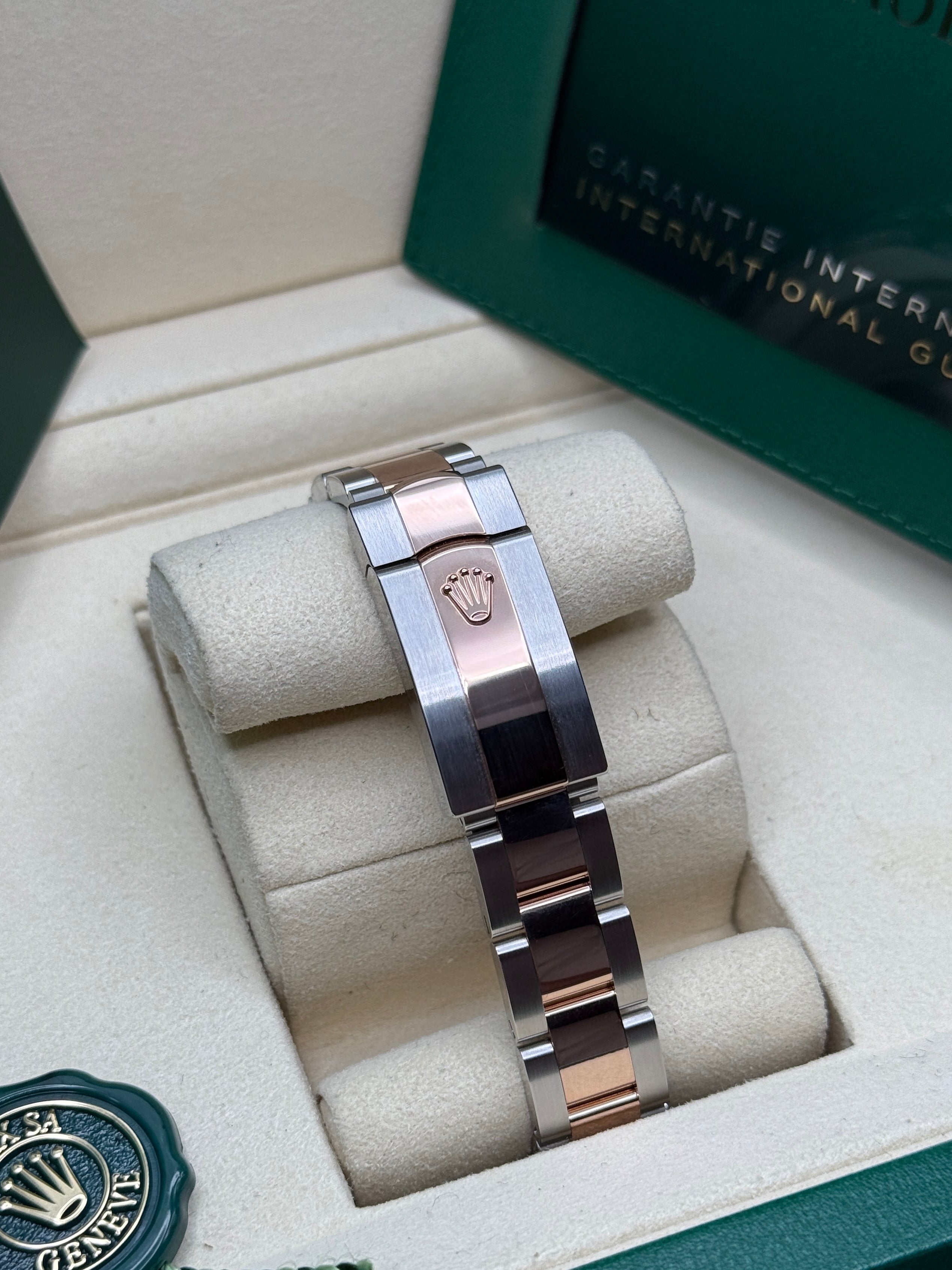 Datejust 31 Everose Gold Two-Tone White Roman Luxury Watch