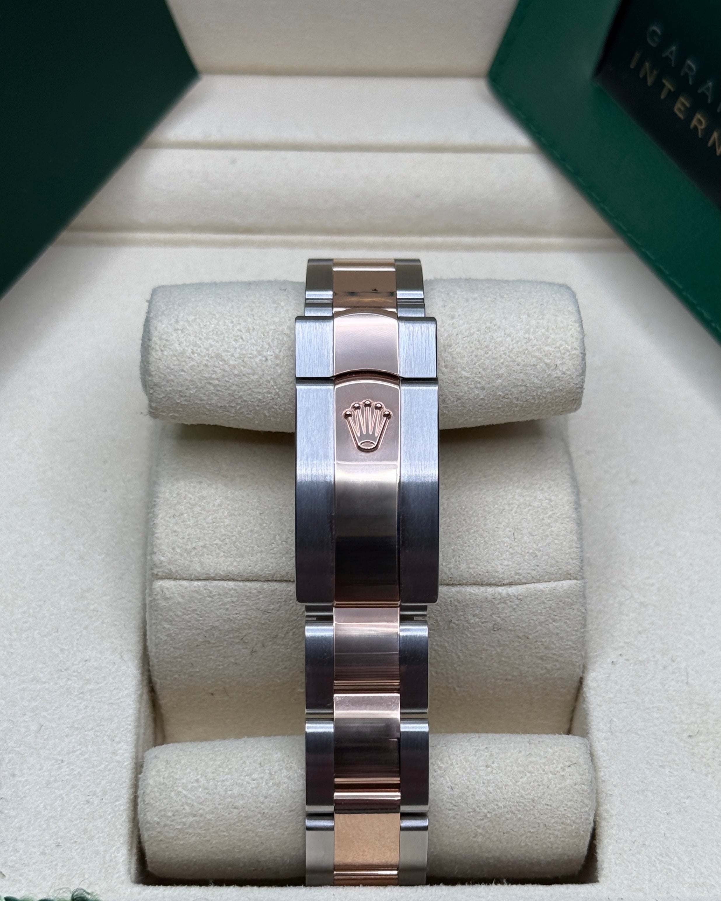 Datejust 31 Everose Gold Two-Tone Chocolate Diamond Luxury Watch