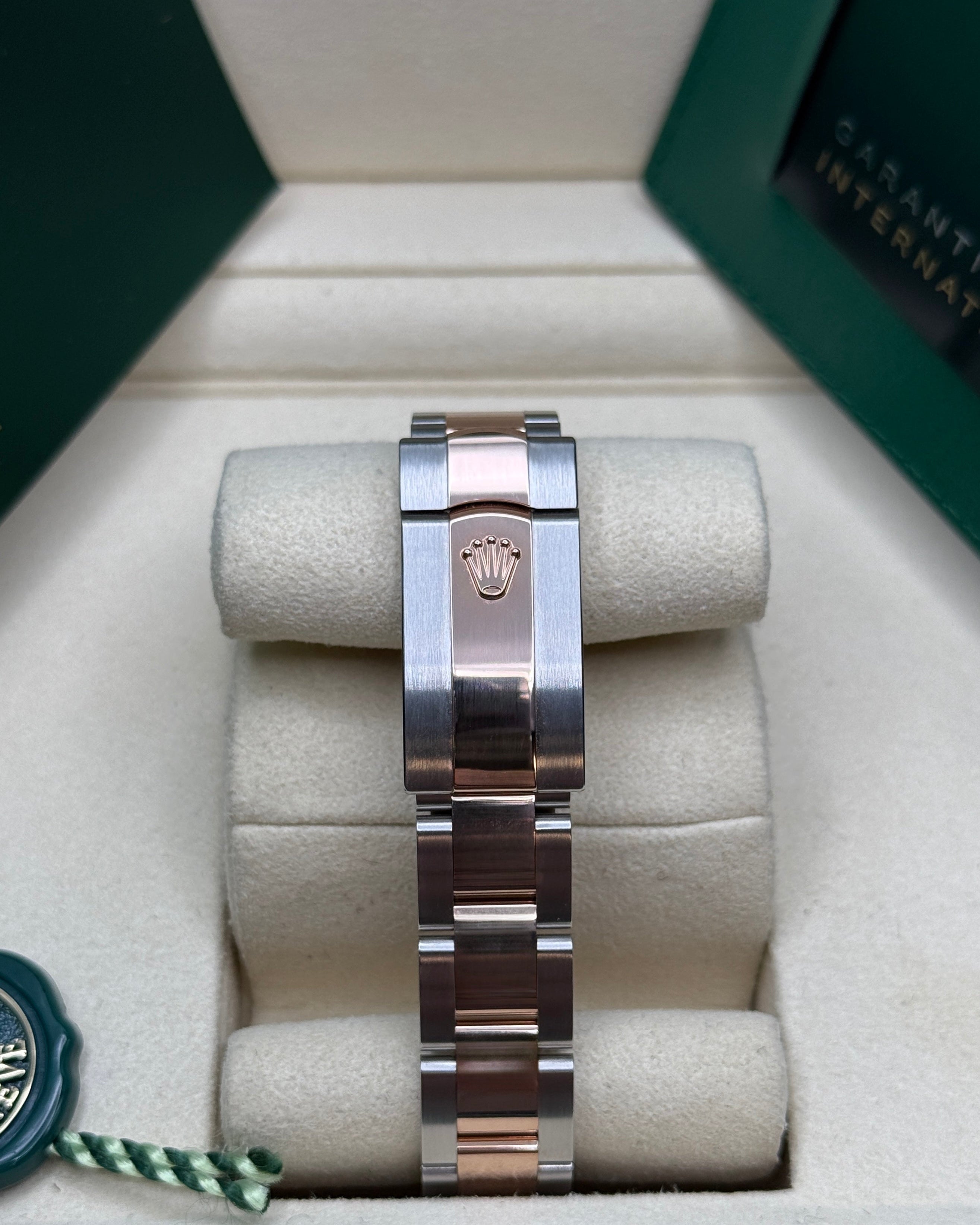 Datejust 31 Everose Gold Two-Tone Chocolate Roman Diamond Luxury Watch