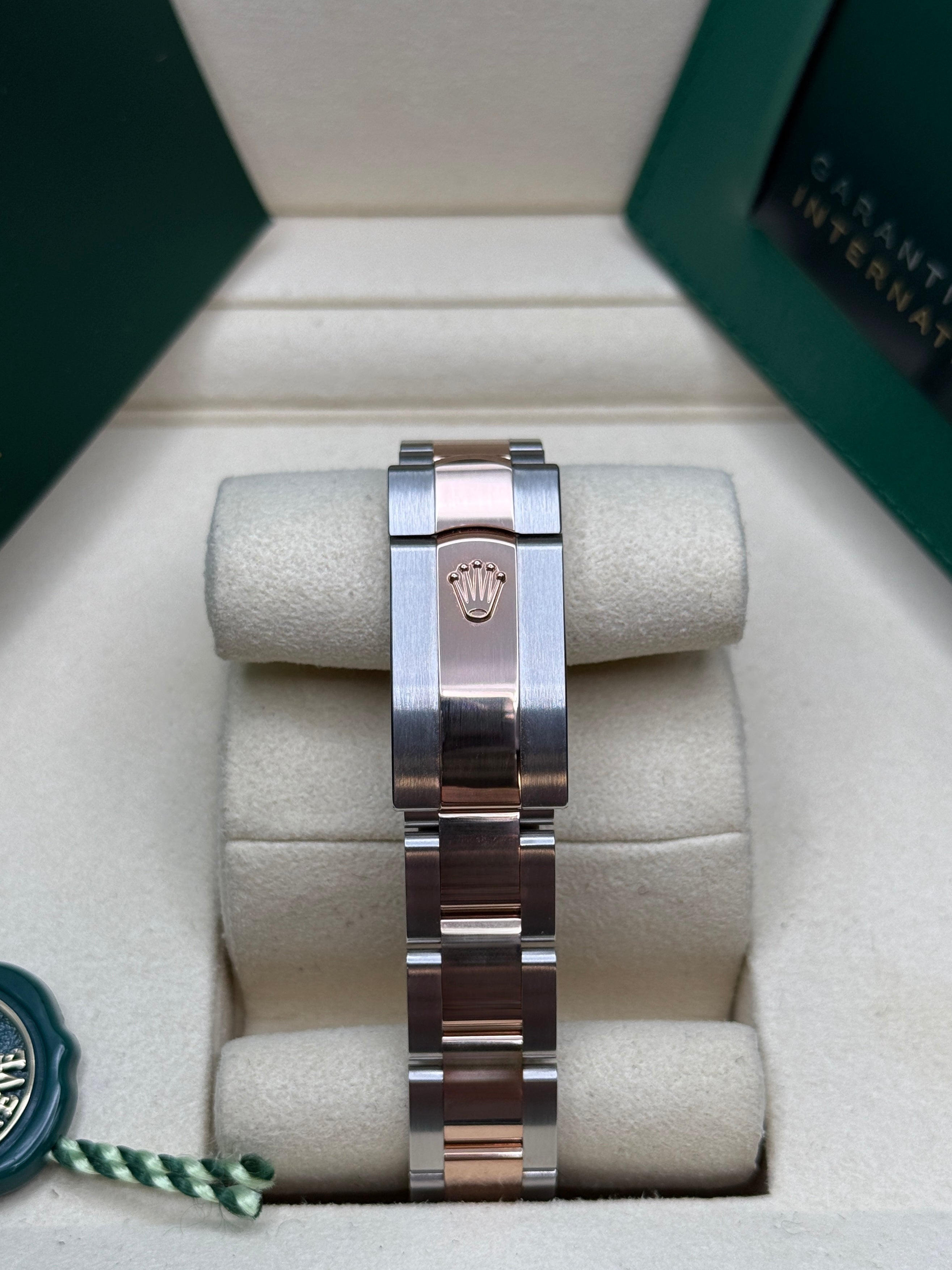 Datejust 31 Everose Gold Two-Tone Chocolate Roman Diamond Luxury Watch