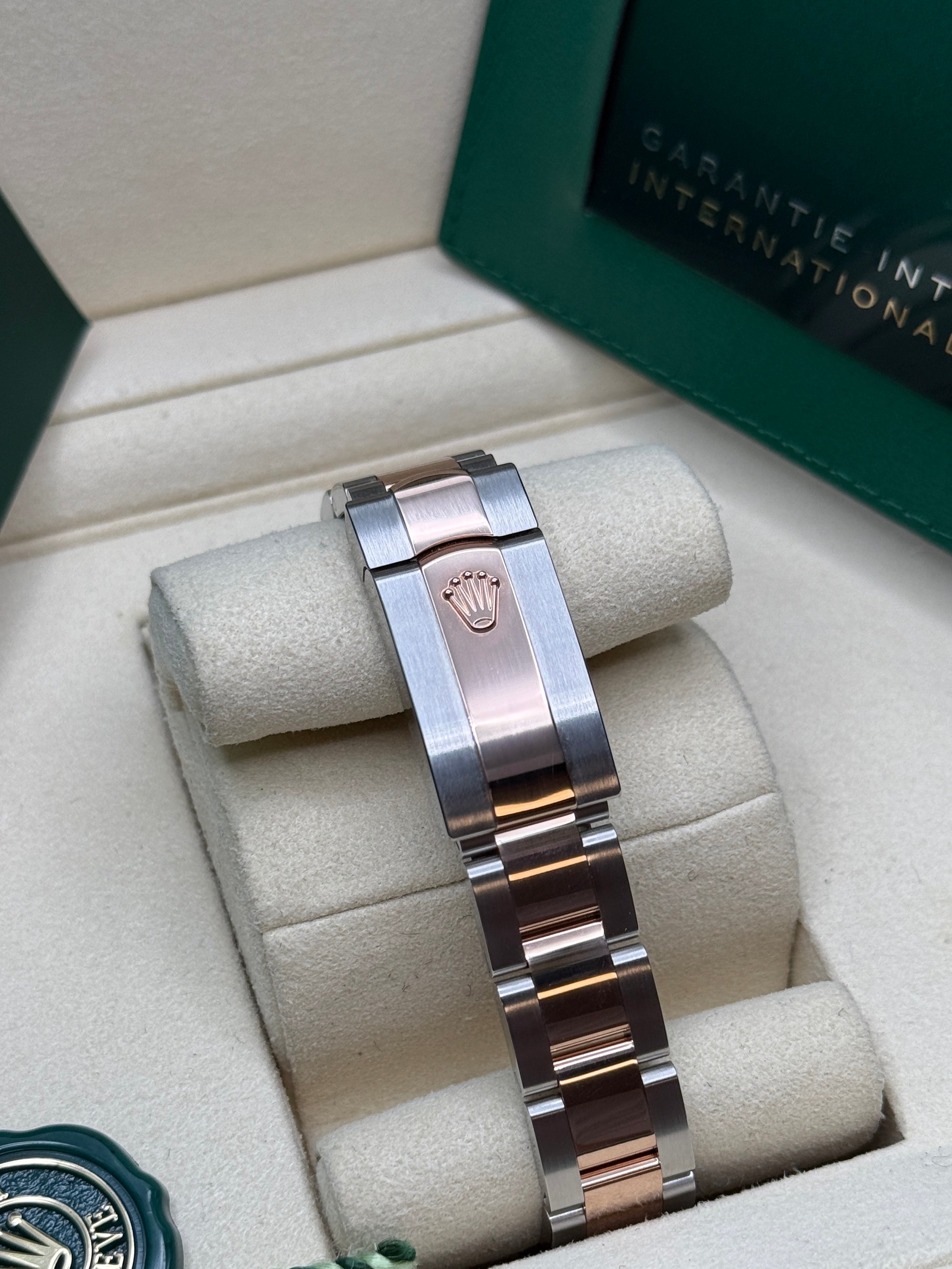 Datejust 31 Everose Gold Two-Tone Chocolate Roman Diamond Luxury Watch