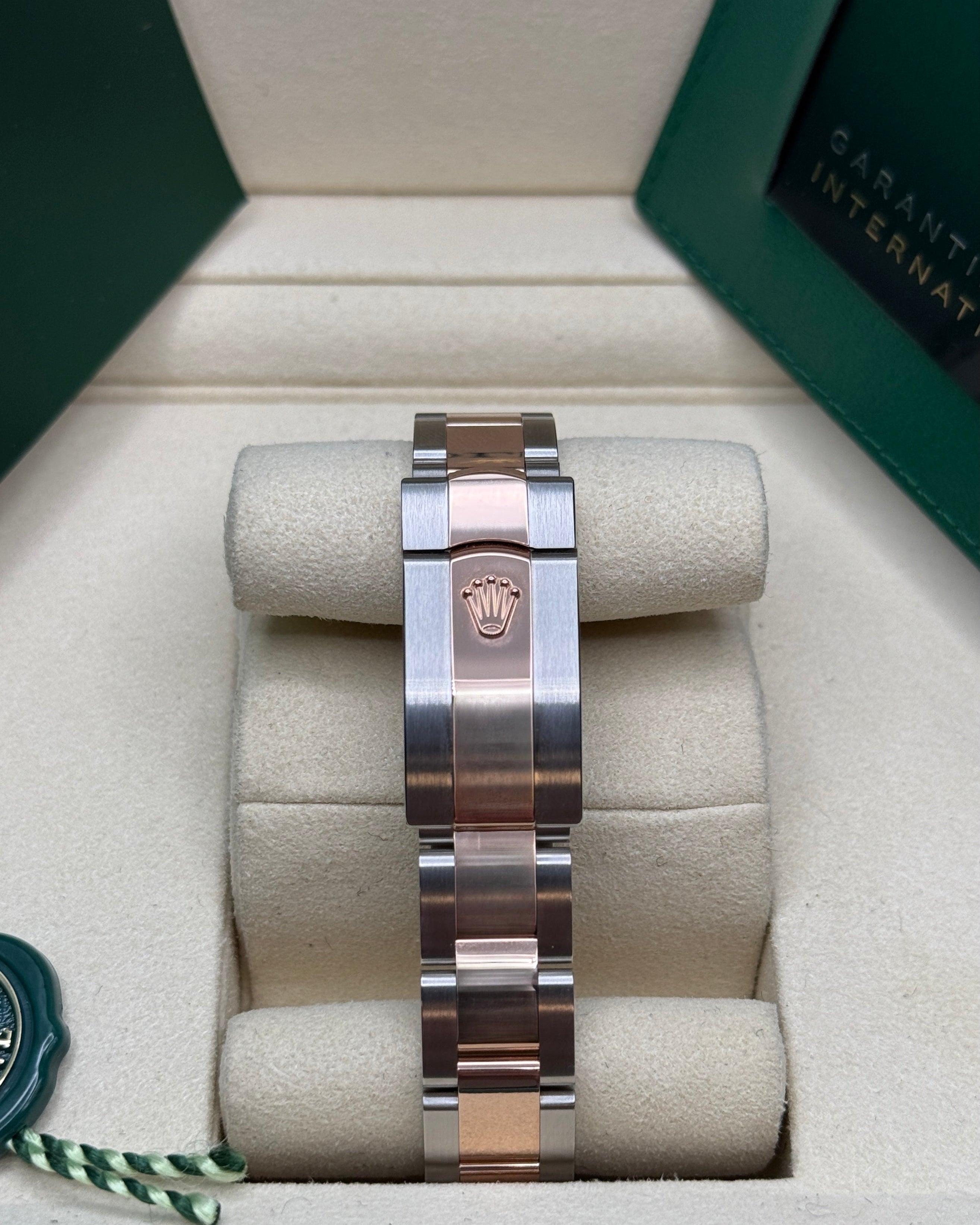 Datejust 31 Everose Gold Two-Tone White Roman Luxury Watch