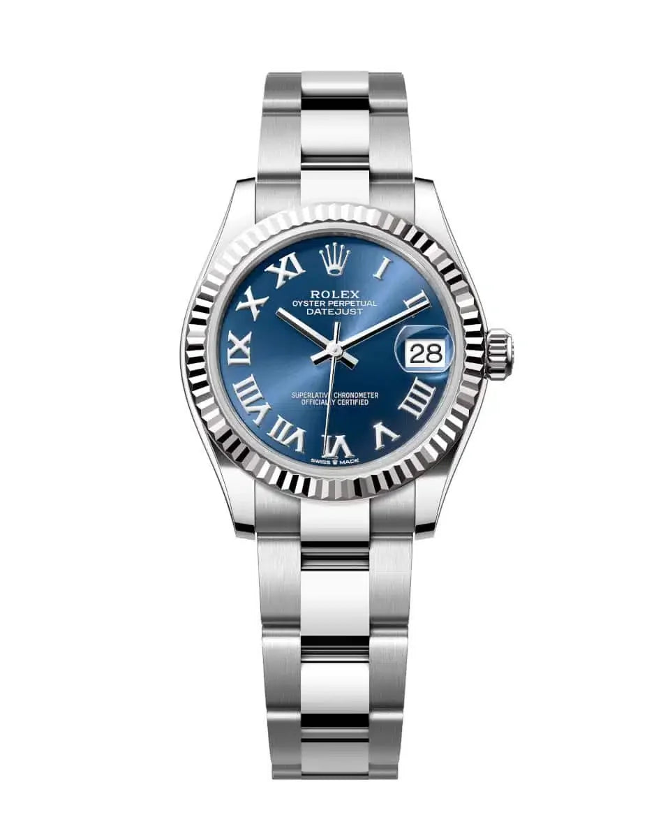 Datejust 31 Bright Blue Roman Luxury Watch