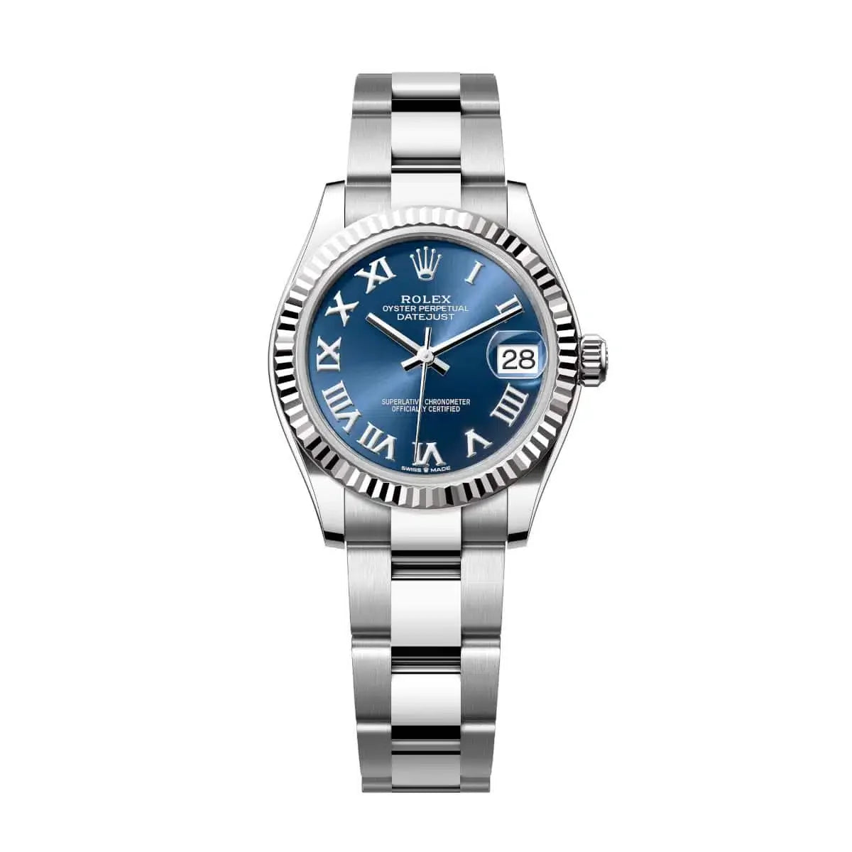 Datejust 31 Bright Blue Roman Luxury Watch