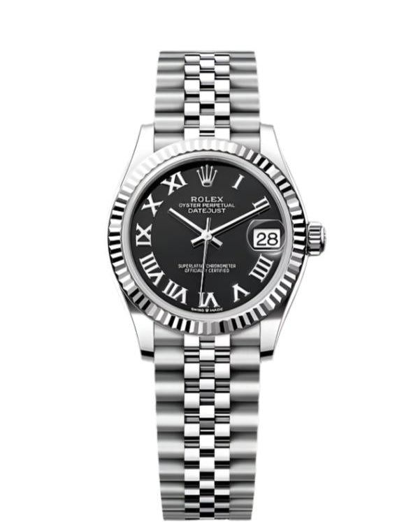 Datejust 31 Black Roman Luxury Watch