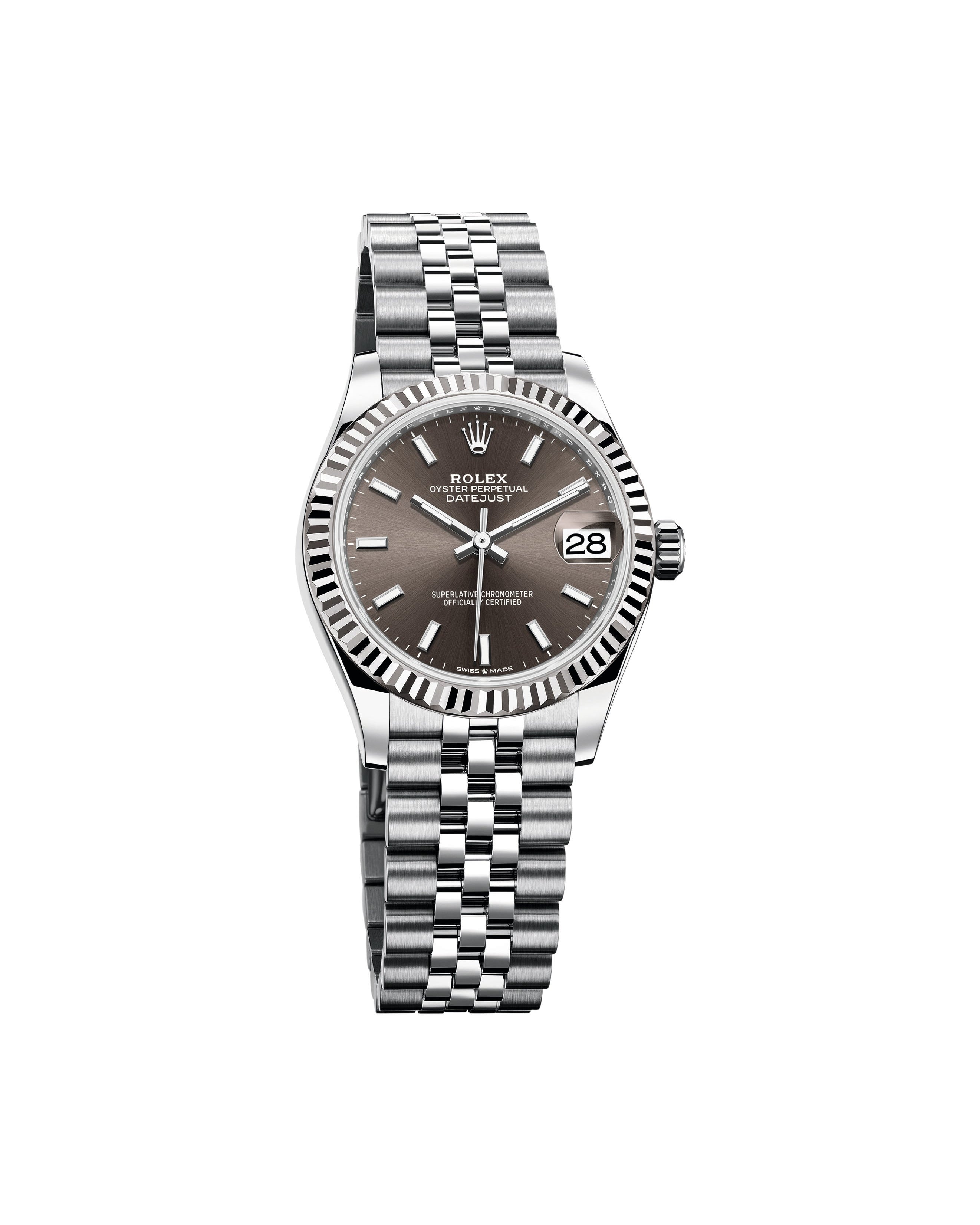 Datejust 31 Dark Grey Index Luxury Watch