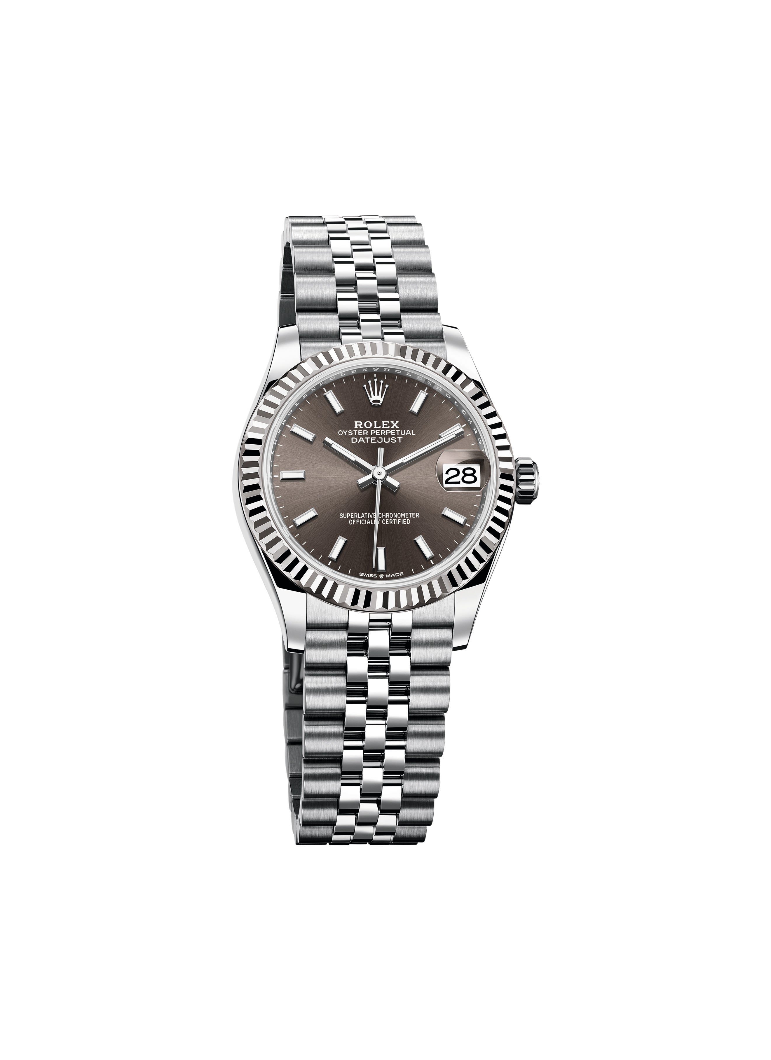 Datejust 31 Dark Grey Index Luxury Watch