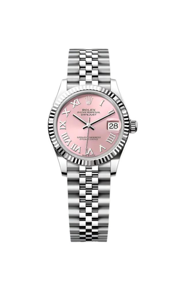 Datejust 31 Pink Roman Luxury Watch