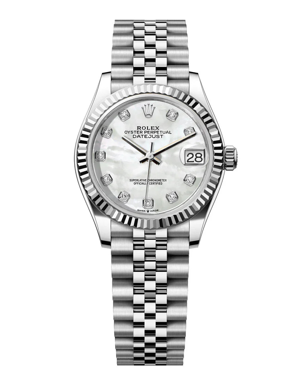 Datejust 31 Mother of Pearl Diamond Luxury Watch