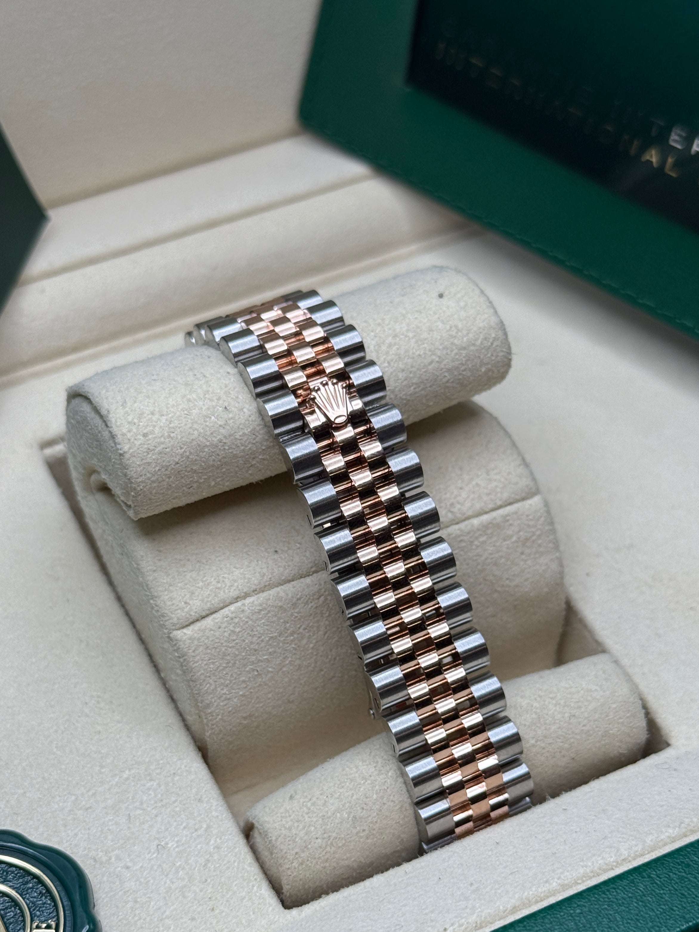 Datejust 31 Everose Gold Two-Tone Rose-Colour Diamond Luxury Watch