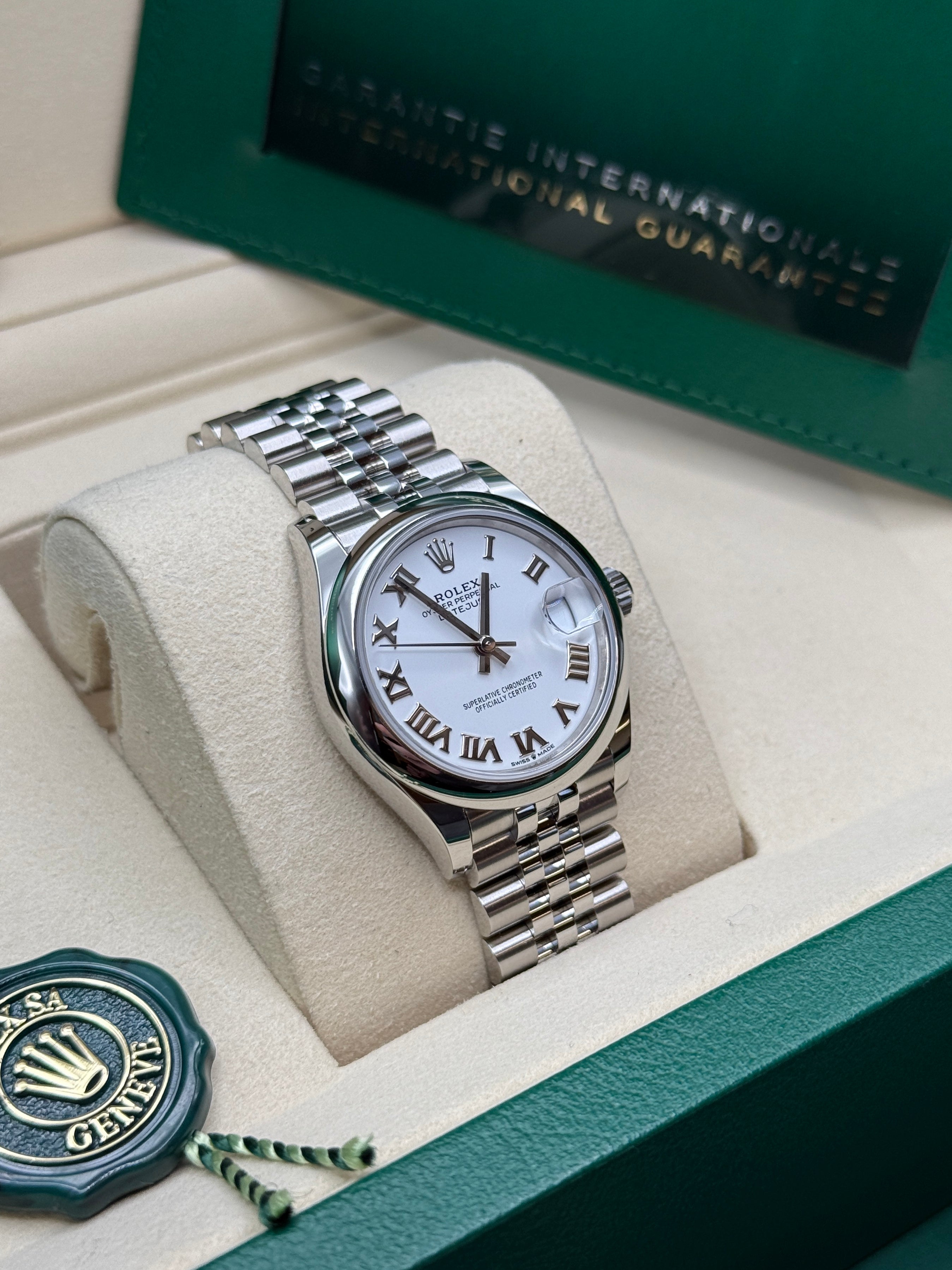 Datejust 31 White Roman Luxury Watch