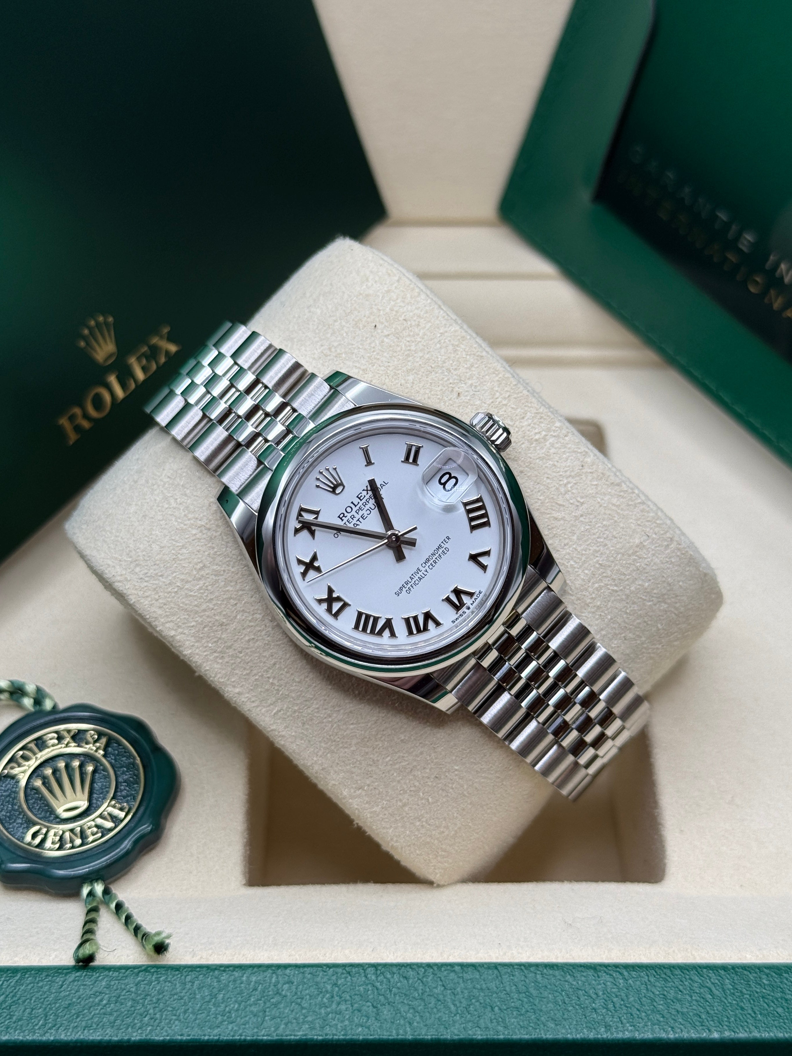 Datejust 31 White Roman Luxury Watch