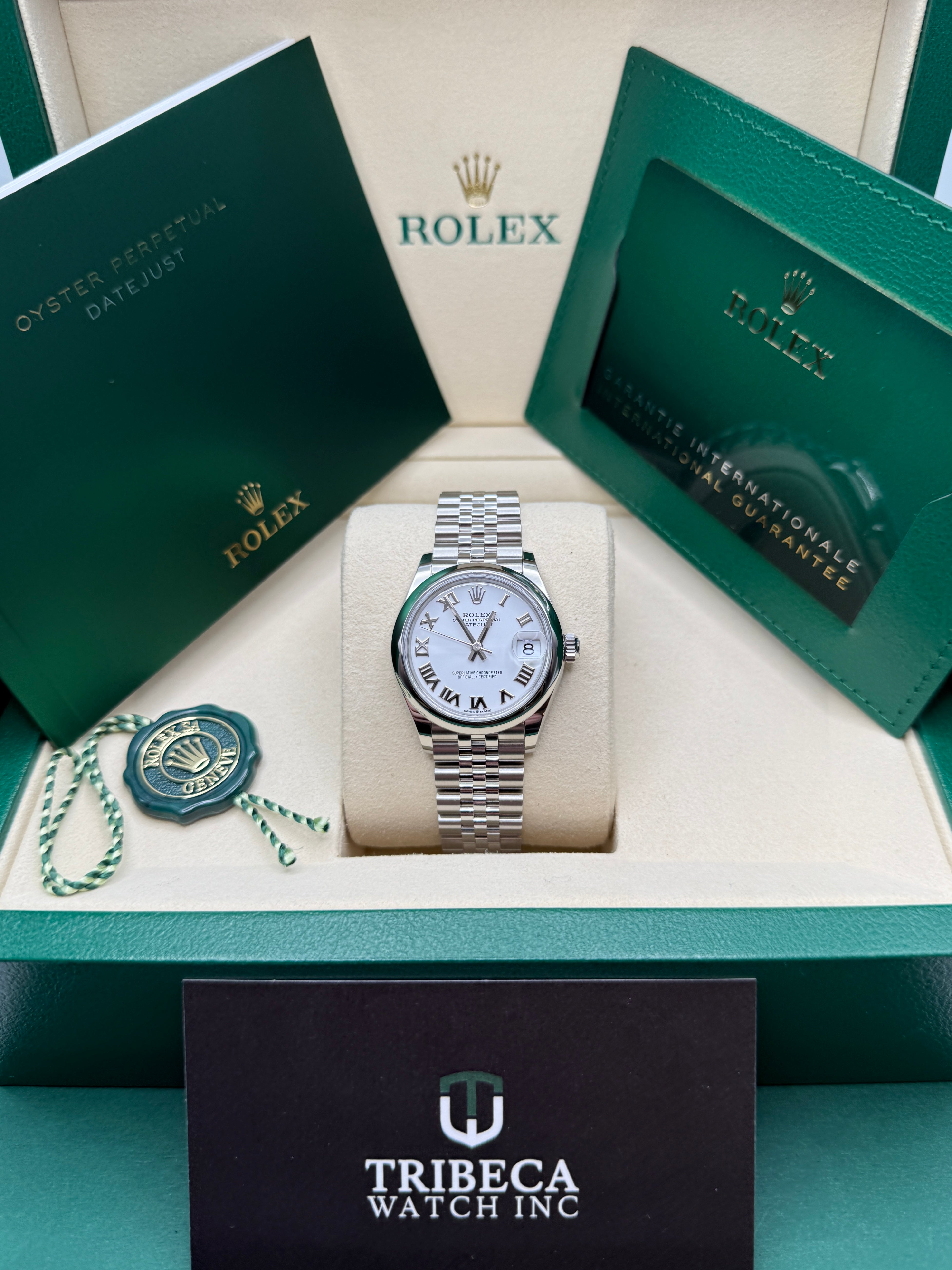 Datejust 31 White Roman Luxury Watch