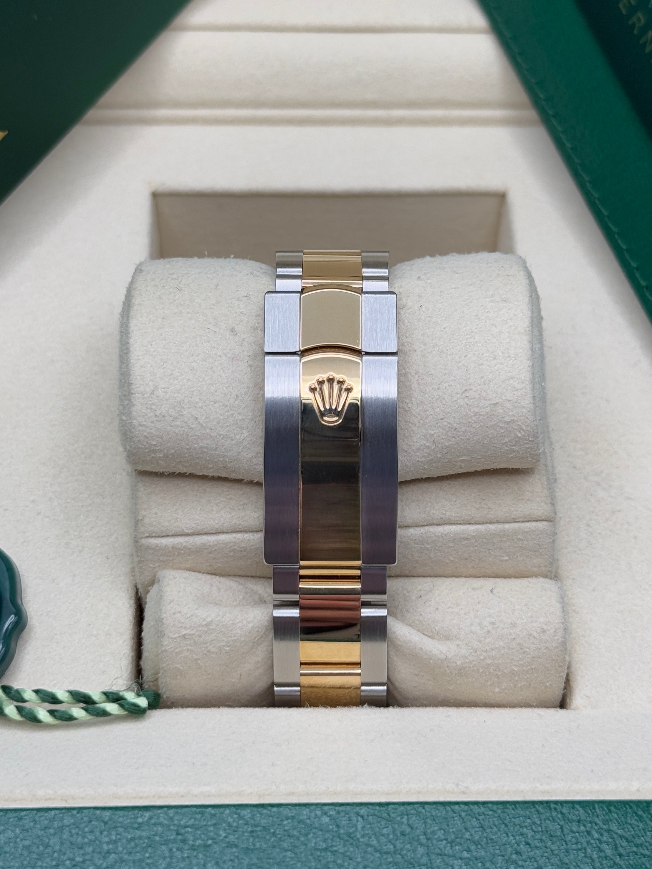 Datejust 31 Yellow Gold Two-Tone Mother of Pearl Diamond Luxury Watch