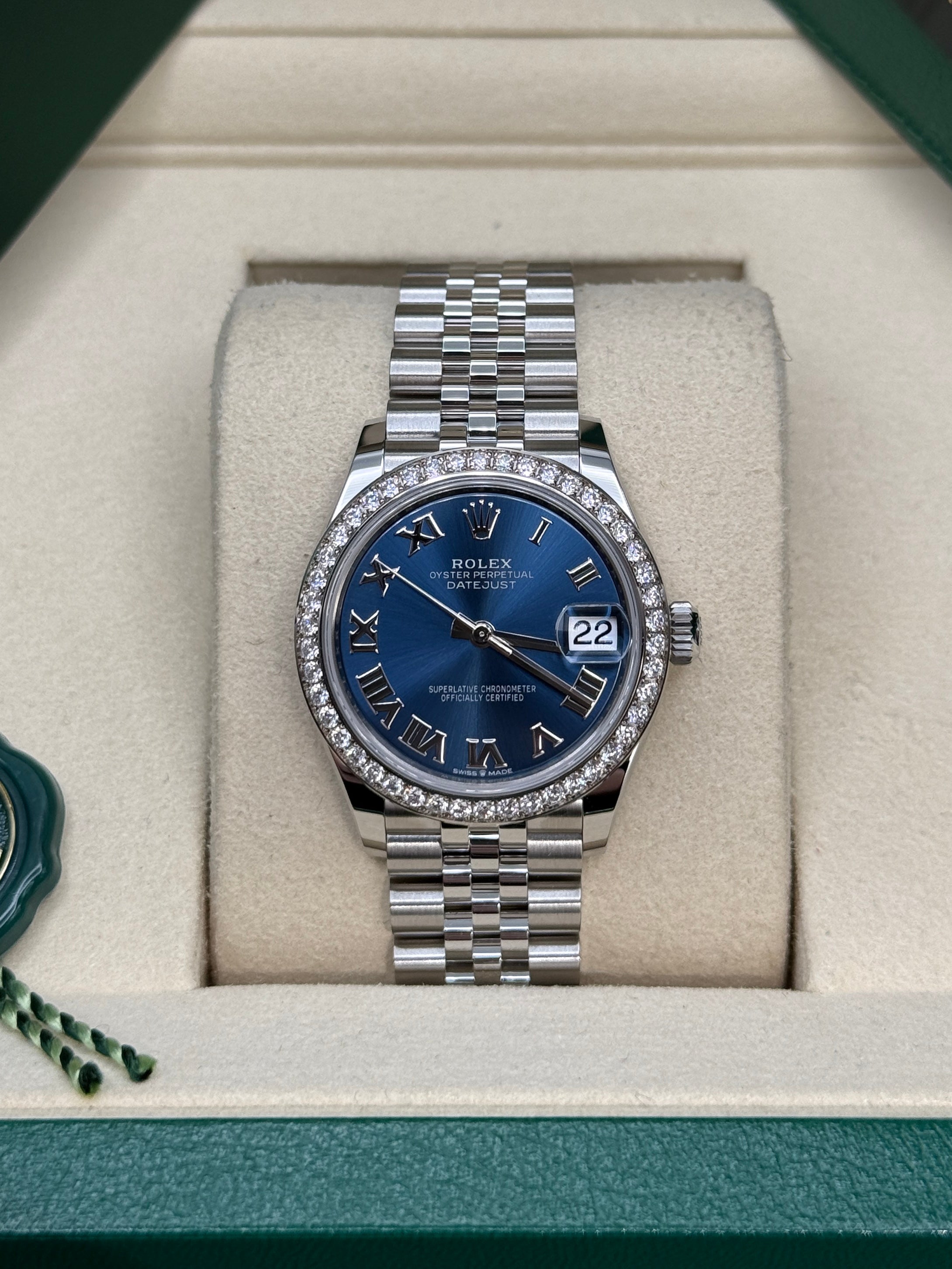 Datejust 31 Midnight Blue Roman Luxury Watch
