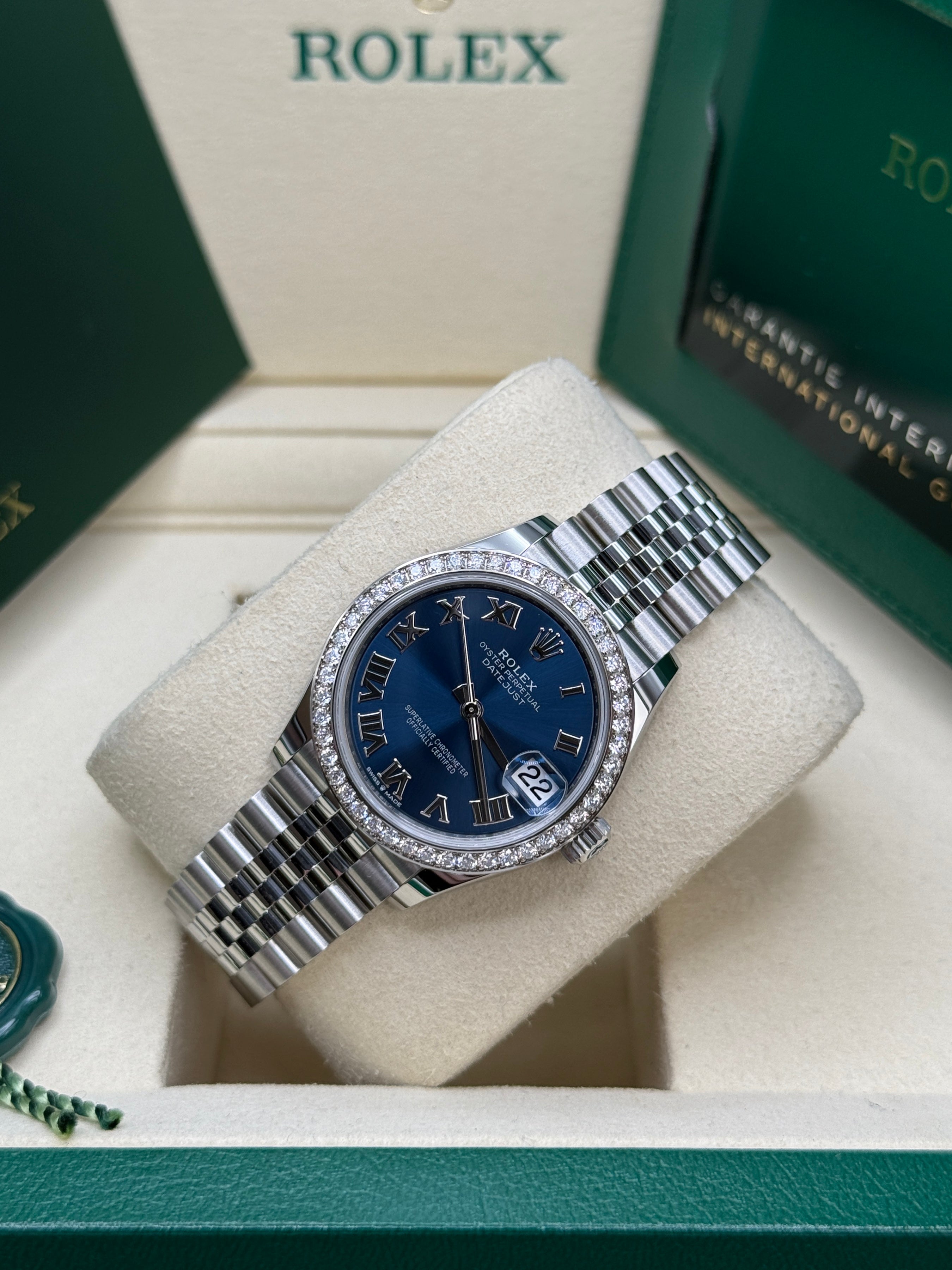 Datejust 31 Midnight Blue Roman Luxury Watch