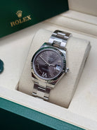 Datejust 31 Dark Grey Roman Diamond Luxury Watch