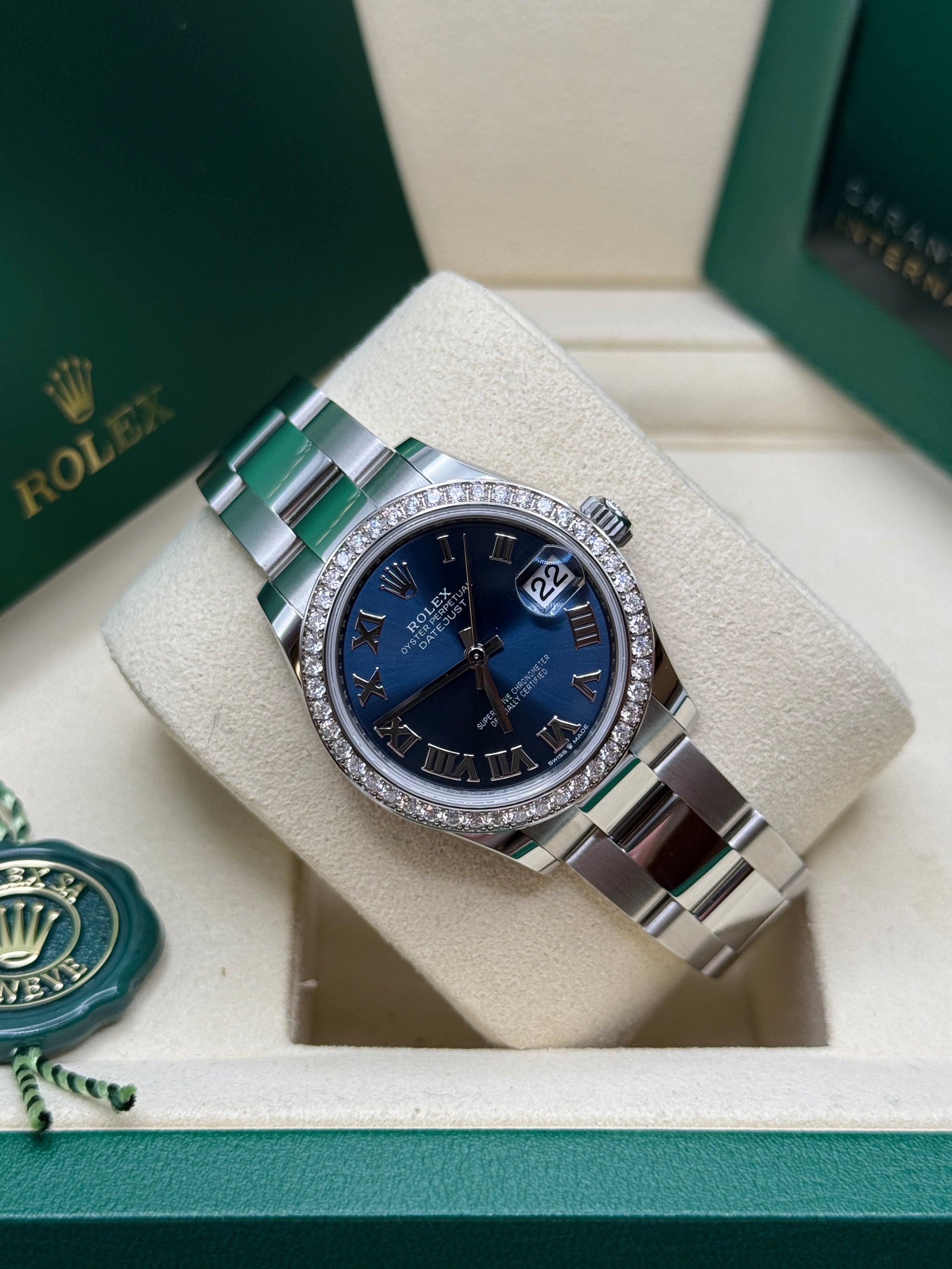 Datejust 31 Midnight Blue Roman Luxury Watch