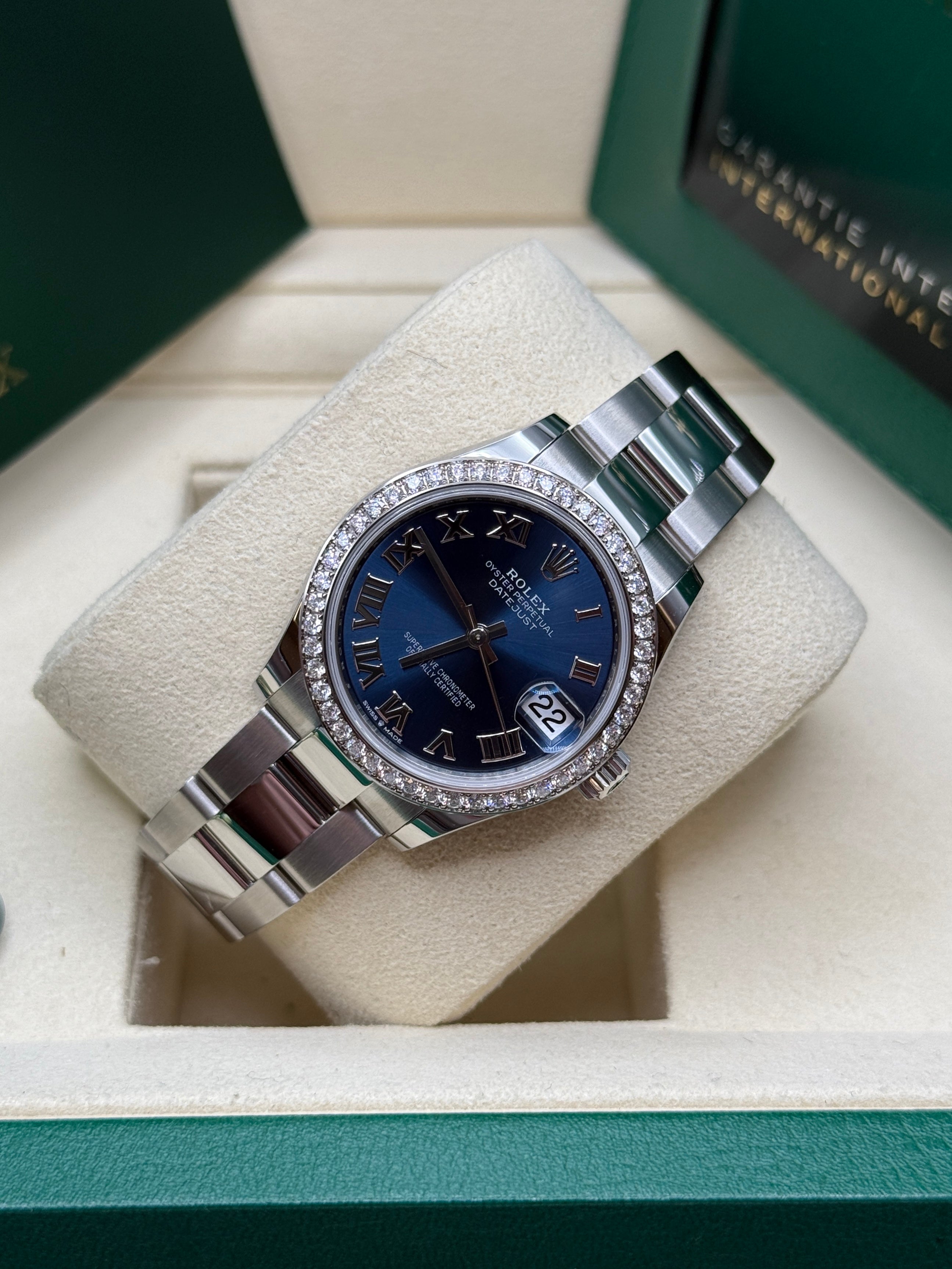 Datejust 31 Midnight Blue Roman Luxury Watch