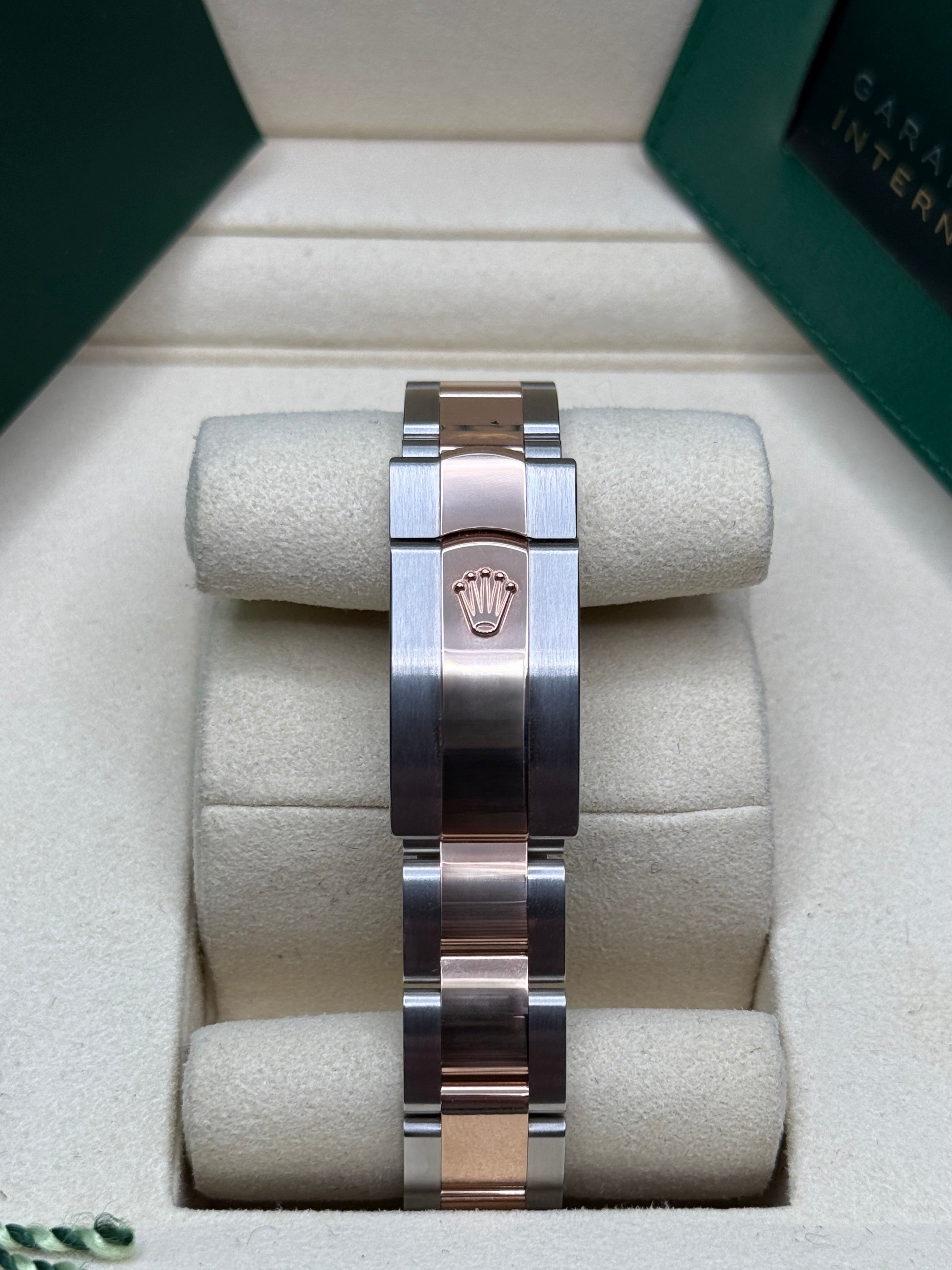 Datejust 31 Everose Gold Two-Tone Chocolate Diamond Luxury Watch