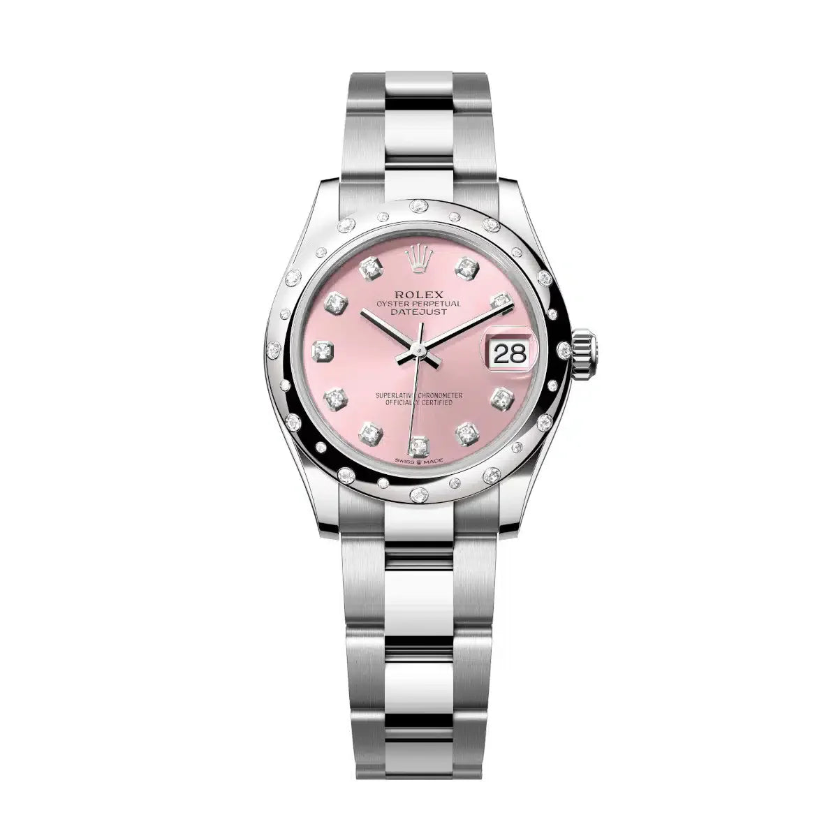 Datejust 31 Pink Diamond Luxury Watch
