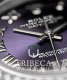 Datejust 31 Aubergine Roman Diamond Luxury Watch