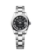 Datejust 31 Black Roman Luxury Watch