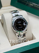 Datejust 31 Black Roman Luxury Watch