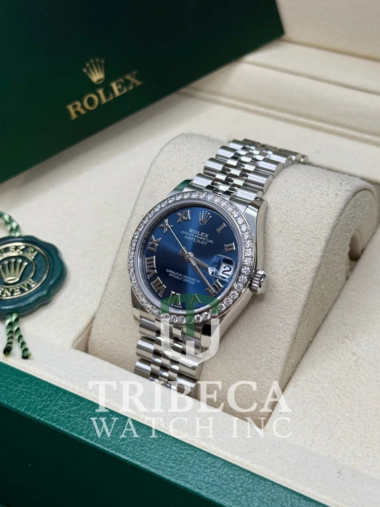 Datejust 31 Midnight Blue Roman Luxury Watch