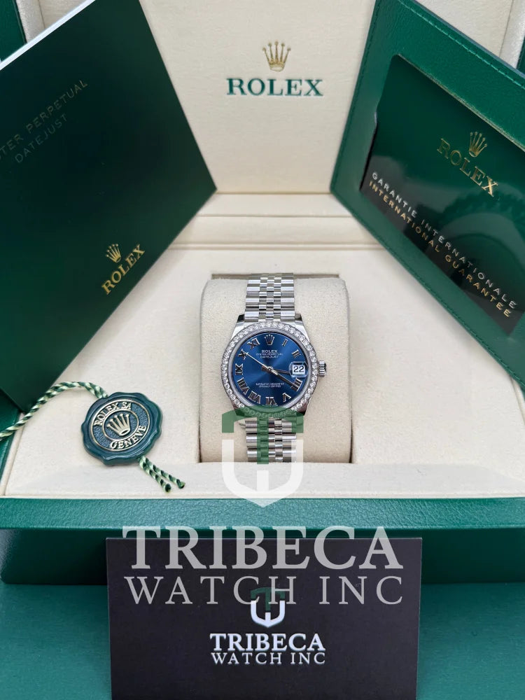 Datejust 31 Midnight Blue Roman Luxury Watch