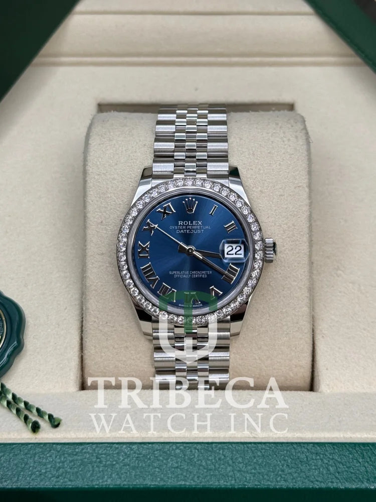 Datejust 31 Midnight Blue Roman Luxury Watch