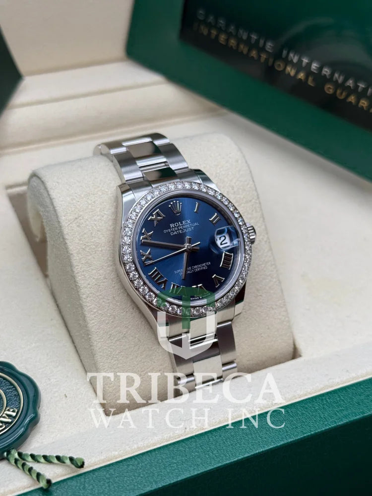 Datejust 31 Midnight Blue Roman Luxury Watch
