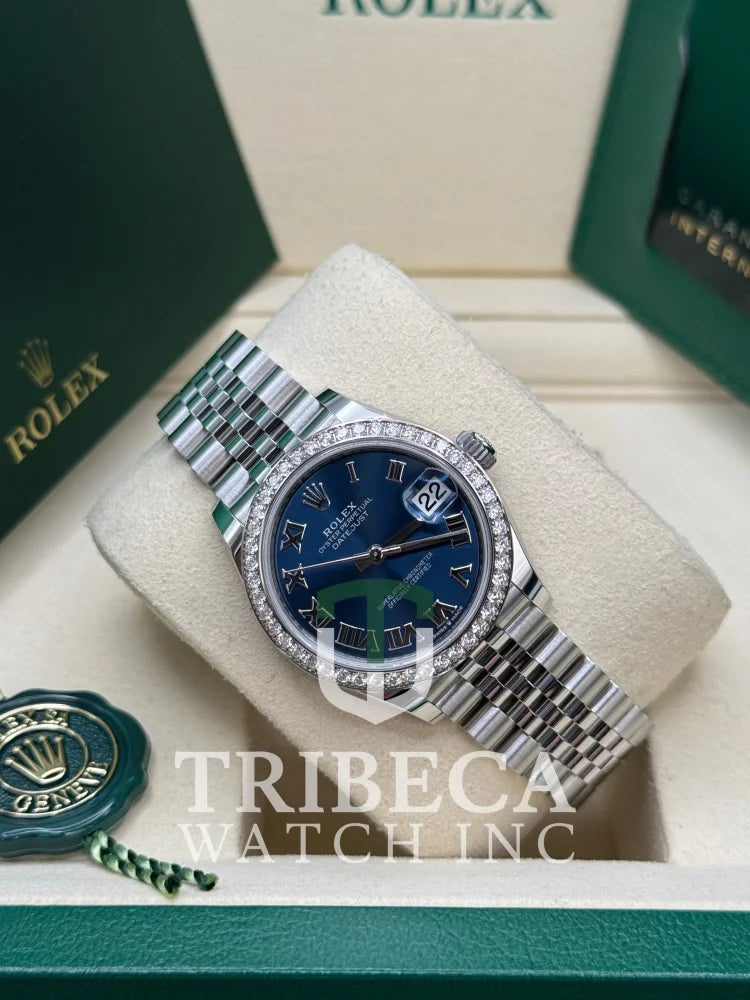Datejust 31 Midnight Blue Roman Luxury Watch