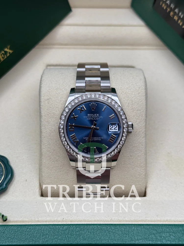 Datejust 31 Midnight Blue Roman Luxury Watch