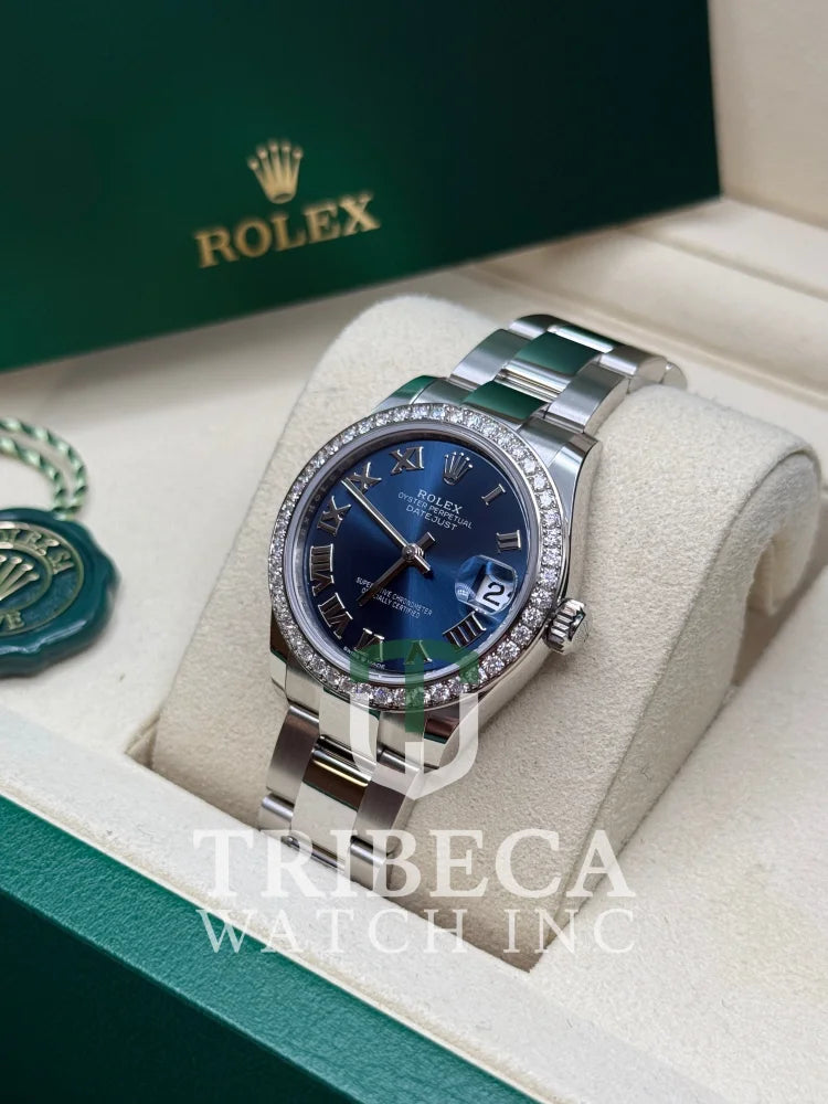 Datejust 31 Midnight Blue Roman Luxury Watch