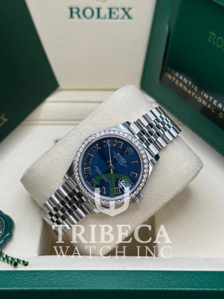Datejust 31 Midnight Blue Roman Luxury Watch