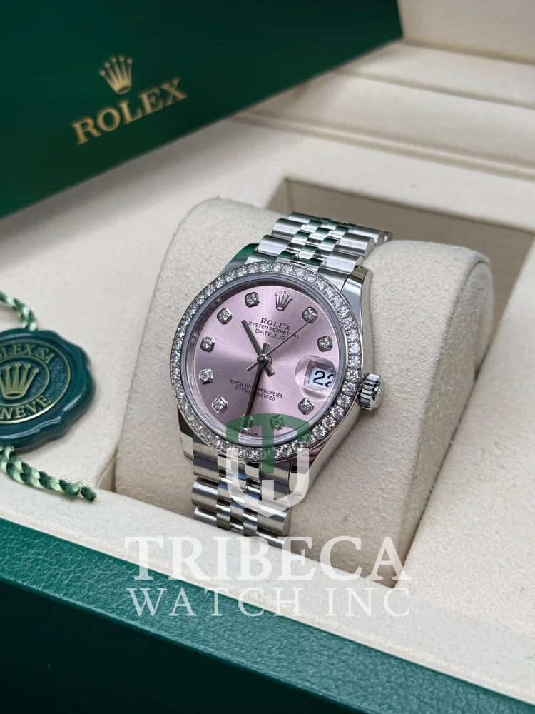 Datejust 31 Pink Diamond Luxury Watch