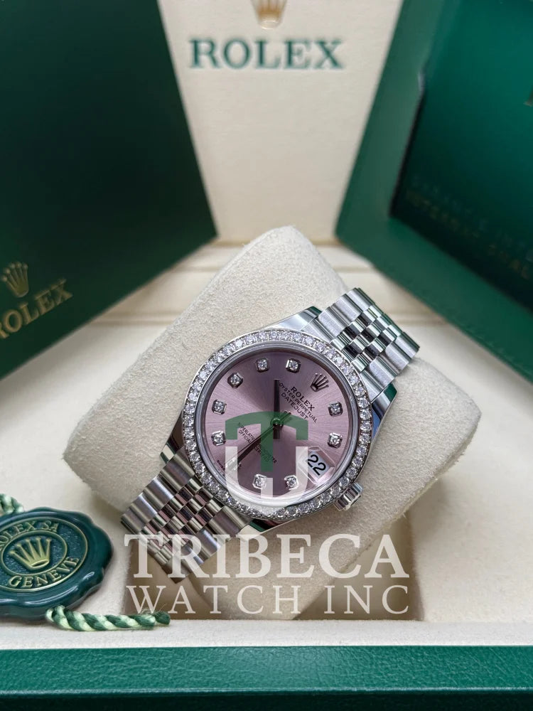Datejust 31 Pink Diamond Luxury Watch