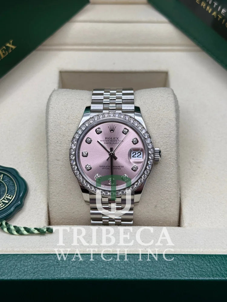 Datejust 31 Pink Diamond Luxury Watch