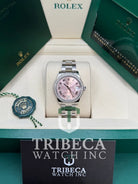 Datejust 31 Pink Roman Diamond Luxury Watch