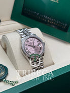 Datejust 31 Pink Roman Diamond Luxury Watch