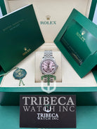 Datejust 31 Pink Roman Diamond Luxury Watch