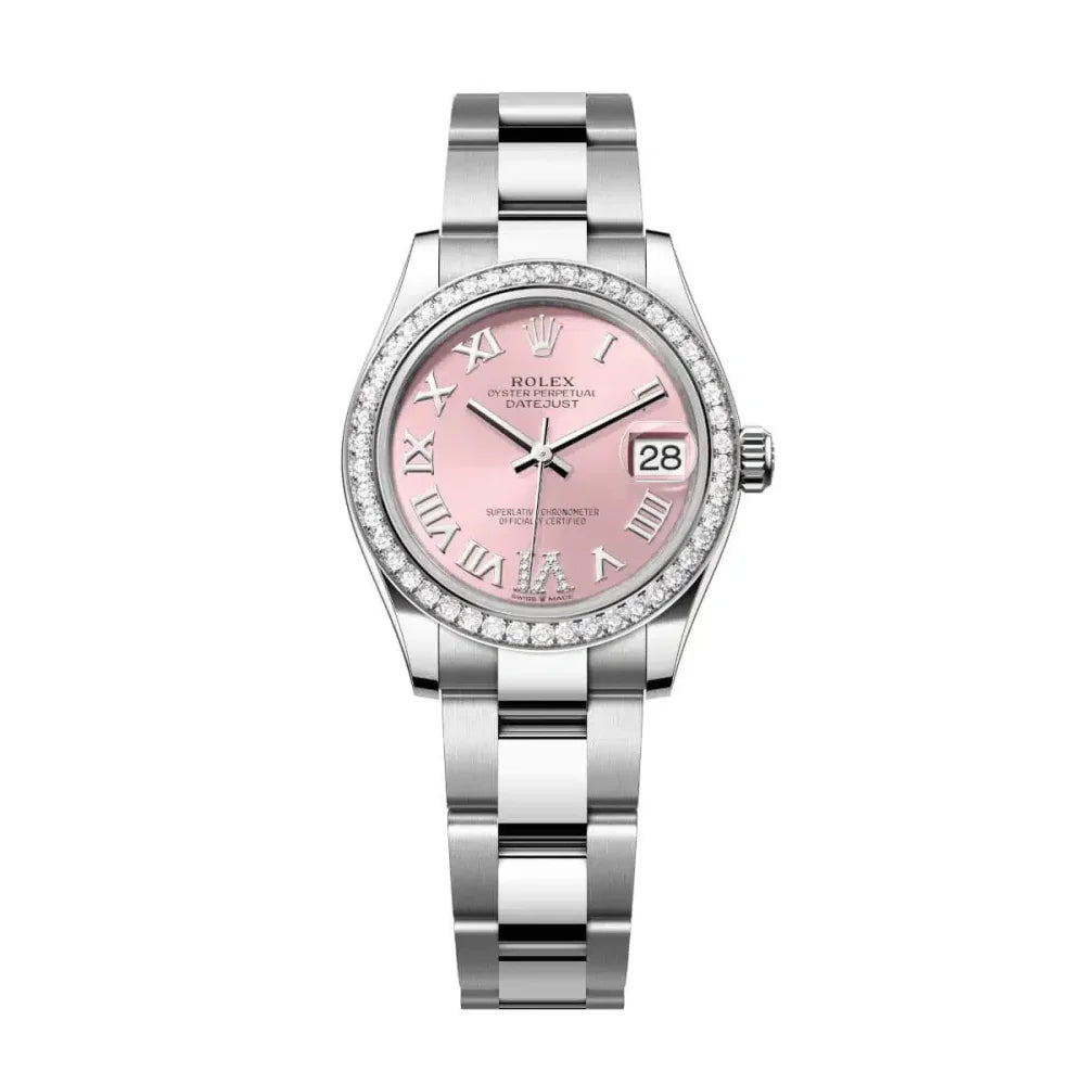 Datejust 31 Pink Roman Diamond Luxury Watch