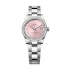 Datejust 31 Pink Roman Diamond Luxury Watch